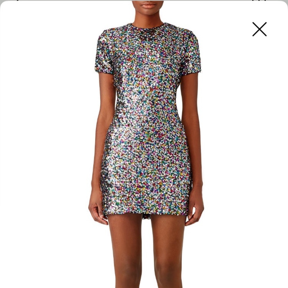 Dress The Population Sparkly Mini Dress